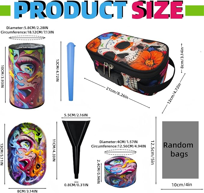 Lock Travel Pouch with Combination Lock & Activated Carbon, Small Smell Proof Bag, Waterproof Zipper, Carbon Lined for Home Storage & Gifts (flower)