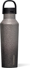 Corkcicle Sport Canteen - Keeps Drinks Cold 25 Hours - Stainless Steel Water Bottle - Triple-Insulated - Spill-Proof - Summer Drinkware Gift - Keeps Drinks Ice Cold - 20 oz - Steel Shadow