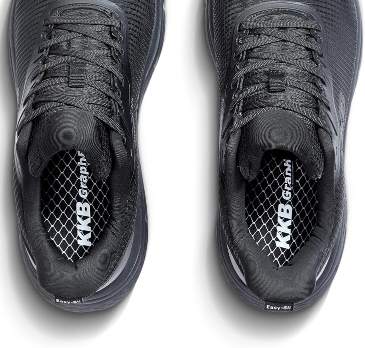 Men's Non Slip Work Shoes Waterproof Easy Slip Sneakers for Kitchen Restaurant Chefs Nurses with Arch Fit Support Orthopedic