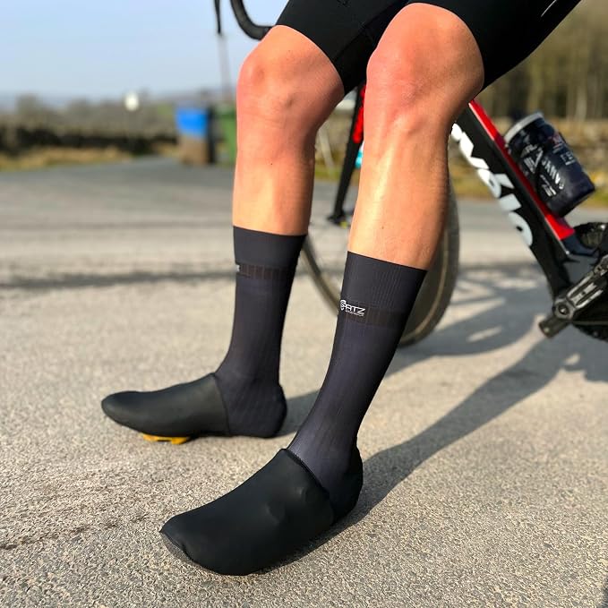 Spatz Windsock2 Aero Oversocks – Waterproof Windproof Cycling Oversocks for Racing & Time Trial, Kevlar Toe, Secure Grip