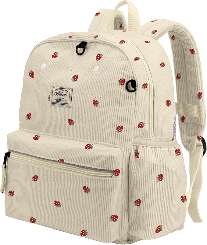 atgark Corduroy Toddler Backpack for Boys 2-5: Preschool Backpack for Boys Girls - Cute Kids Backpack for Boys 13.5" H Fit Folder