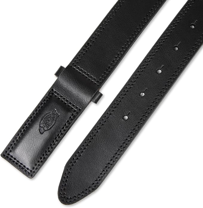 Dickies Men's Dickies Unisex Leather Mechanic No-Scratch Work Belt - Buckleless, Snap-On Belt