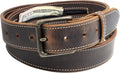 Money Belt, Hidden Zipper Pocket, Travel Security Belt, Full Gain Leather, Amish Made in USA