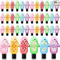 24 Pack Scented Hand Sanitizer Keychain Gift Bulk Lavender Travel Size Hand Sanitizer Gel for Wedding Graduation Party Supplies Friend Teacher Coworker Nurse Teacher Women Appreciation Gift
