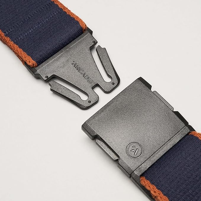 Arcade Belts A2 Unisex Adventure Belt: Heavy Duty Stretch, Metal Free Buckle