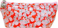 Jacaranda Living Extra Small Cosmetic Bag – Water-Resistant, PVC-Lined, Compact & Travel Ready Mini Make Up Bag, Easy to Clean – Pebble Polka Dot