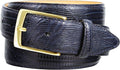Genuine Full-Grain Cowhide Leather Dress Belt Solid Brass Gold Buckle 1-3/8'' or 1" Wide