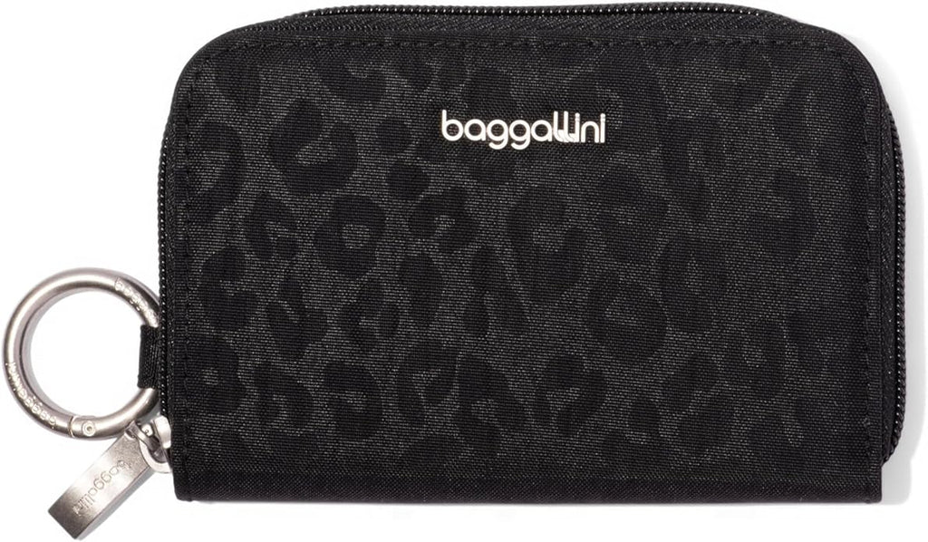 Baggallini Deluxe Card Case - Lightweight 5.5"x3.3" RFID Protected Womens Wallet Card Holder