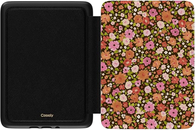 Casely Kindle Case | Rustic Roses | Boho Bouquet | Compatible with 7” Kindle Colorsoft and 7” Kindle Paperwhite (12th Gen)
