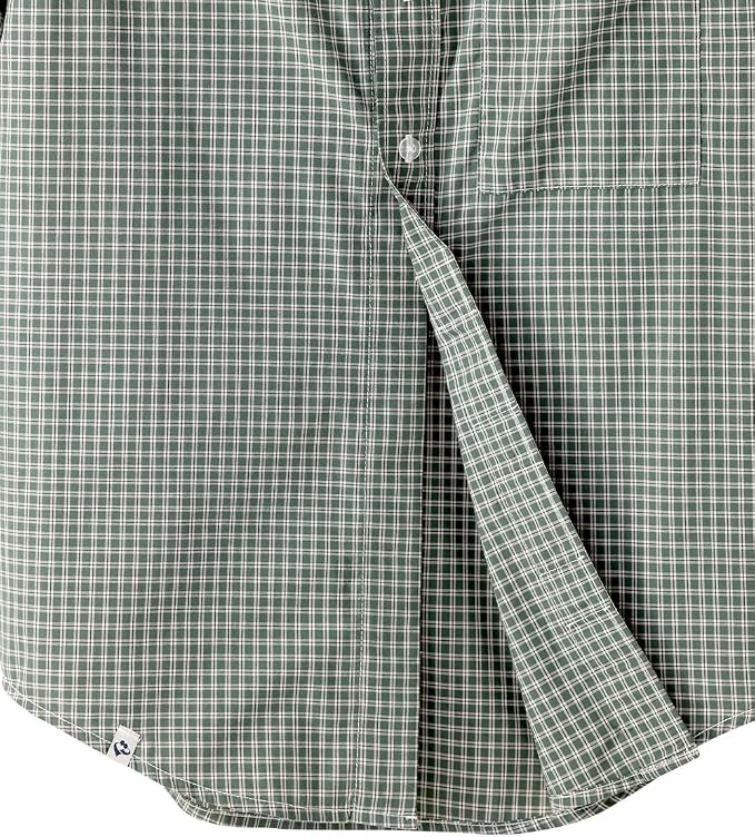 Silverts Men’s Adaptive Clothing Magnetic Button Shirt, Assisted Dressing Short Sleeve Top for Elderly, Rehab & Care Wear