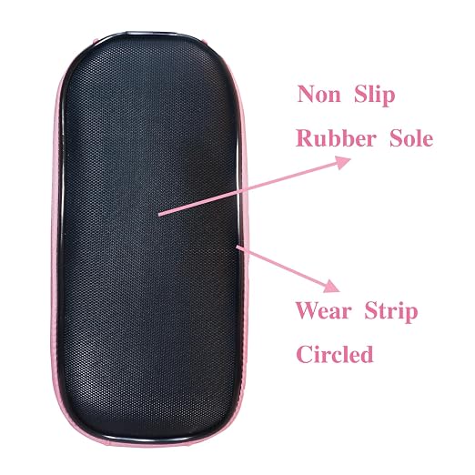 Walking Boot Cover for Medical Fracture Cast Pink Short, Large | Water Resistant Slip Resistant Rubber Sole Easy On and Off Snug Fit