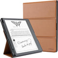 CoBak Stand Case for Kindle Scribe - Premium Folio Leather Cover with Pen Holder, Auto Sleep/Wake - Compatible with 10.2 Inch Kindle Scribe (2022/2024 Release)