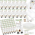 50 Sets Woodland Animal 200 Pcs Baby Shower Hand Lotion and Lip Balm Gift Theme Baby Shower Party Favors Travel Size Hand Lotion and Lip Balm Bulk with Organza Bags Tags