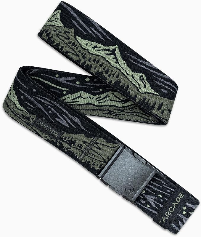 Arcade Belts A2 Unisex Adventure Belt: Heavy Duty Stretch, Metal Free Buckle