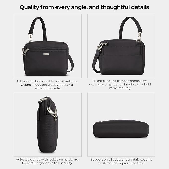 Travelon Anti-Theft Classic Convertible Crossbody & Waist Pack