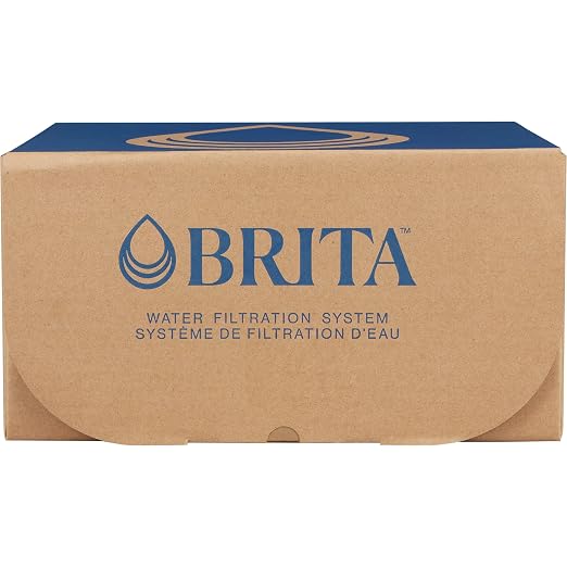 Brita Large 10-Cup Water Filter Pitcher, WQA NSF/ANSI Certified, Removes Chlorine Taste & Odor, Reduces Zinc, Copper & Mercury, 1 Standard Filter, Lasts 2 Months, Bright White