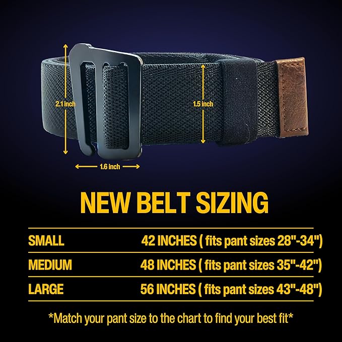 Hybrid Tactical Belt | 1.5” Everyday Carry Belt – Adjustable, Secure, & Comfortable Equipment Support
