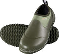 HISEA Unisex Garden Shoes, Waterproof Slip-On Rain Boots for Men and Women, Neoprene Rubber Rain Shoes Outdoor Ankle Booties for Gardening, Farming, Camping, Dog Walking, Car Wash, Lawn Care and Yard Work