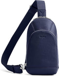 befen Genuine Leather Sling Bag for Women Anti Theft Crossbody Chest Bags Leather Fanny Packs for Travel with RFID Card Slots