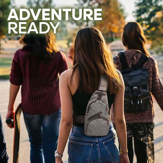 Nupouch Anti-Theft Daypack: Anti Theft Crossbody Bag, Lightweight for Travel, Hiking, or Everyday Pickpocket Protection