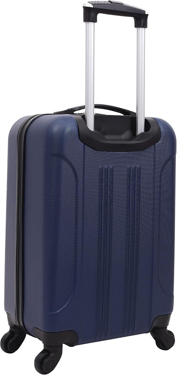 Travelers Club Cosmo Luggage, Navy Blue - 20 Inch, 20-Inch