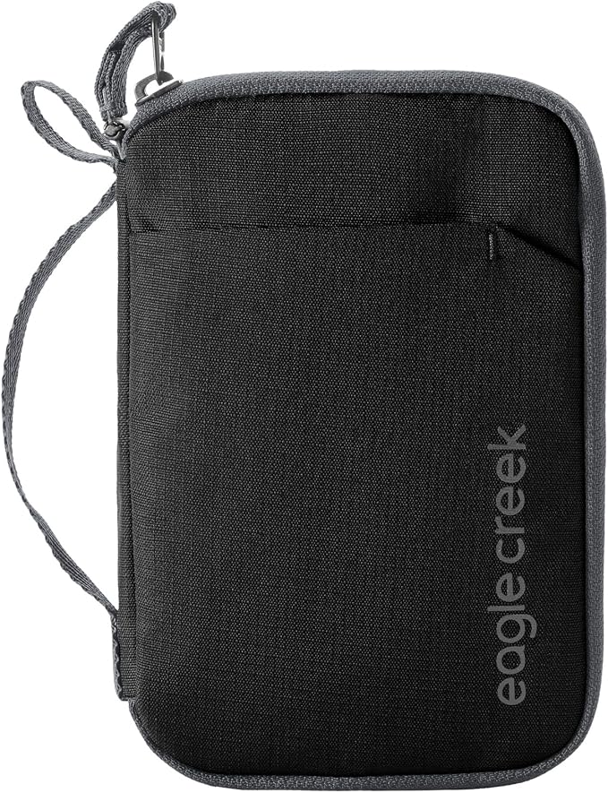 Eagle Creek Stash RFID Passport Wallet – Slim Travel Organizer with RFID Blocking – Secure Storage for Passport, Cards & Cash – Lightweight & Water-Resistant – Unisex – Black