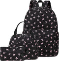 LEDAOU Backpack for Girls School Bag Kids Bookbag Teen Backpack Set Daypack with Lunch Bag and Pencil Case | Kids, Bookbag, Daypack, with Lunch Bag, and Pencil Case