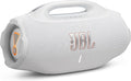 JBL Boombox 4 - Most Powerful JBL Portable Waterproof Speaker with Massive JBL Pro Sound, Up to 34 Hours of Playtime, & Multi-Speaker Connection by Auracast™ (White)