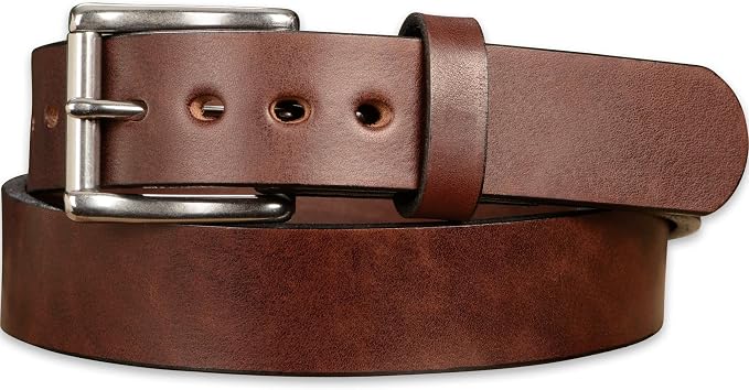 Bullhide Belts, Non Stitched Mens Leather Belt for Work, CCW Carry, 1.50" Wide, USA Made