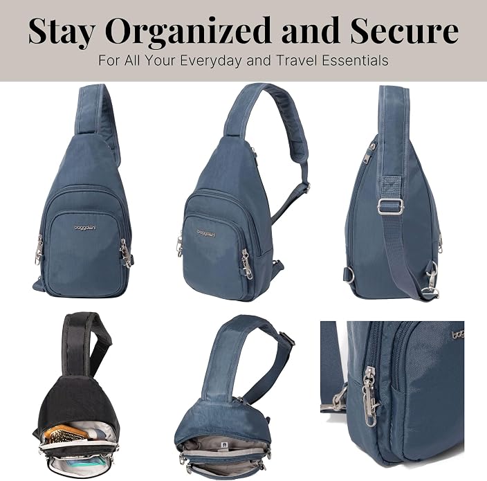 Baggallini Securtex Anti-Theft Daytripper Sling
