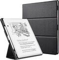 CoBak Case for 11" Kindle Scribe 3rd Generation 2025, Kindle Scribe Colorsoft with Two Viewing Angles - All New PU Leather Cover with Auto Sleep Wake, Pen Holder. Black