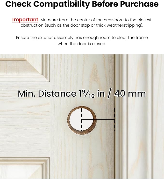 Lockin Venoris Plus - All-in-One Smart Lock for Front Door - Palm Vein & Fingerprint Keyless Entry - 2K 180° Ultra-Wide Camera, Night Vision, Built-in WiFi & 8GB Storage - No Monthly Fee