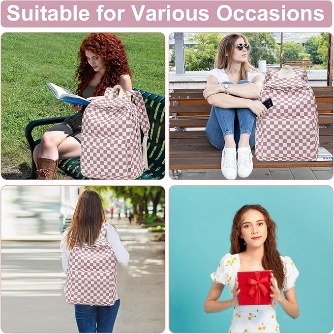 Bluboon School Backpack for Teen Girls Bookbags Elementary High School Corduroy Laptop Bags Women Travel Daypacks