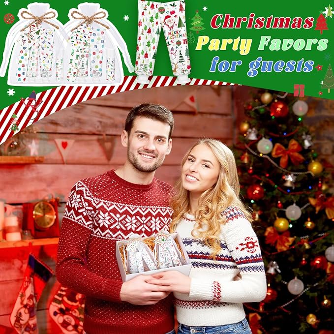 24 Sets/144 Pcs Christmas Party Favors Christmas Hand Cream Body Lotion Lip Balm Nail File Gifts Set Xmas Stocking Stuffers Travel Size Lotion Bulk Holiday Party Supplies for Coworkers Women Adults
