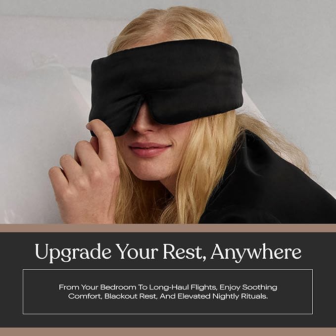 Silk Weighted Sleep Mask | Washable Silk