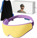 Ostrichpillow Eye Mask, Sleep Mask for Men Women 100% Blackout, No Pressure On Eyes, Soft & Breathable, Adjustable Fit, Travel Bag Included