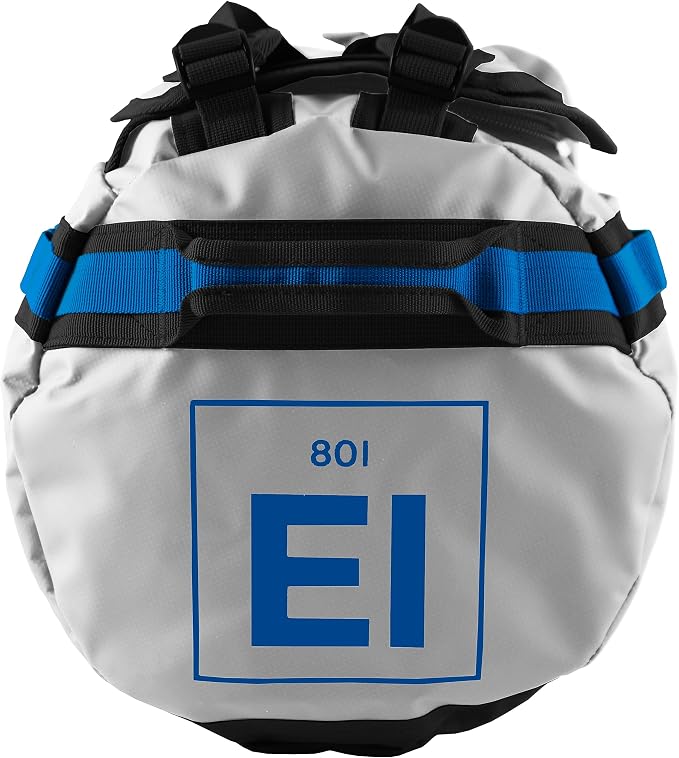 Element Equipment Trailhead Duffel Bag Shoulder Straps Waterproof Light Grey/Blue Small