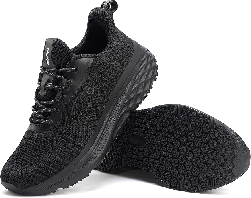 AVW Womens Non Slip Work Shoes Water Resistant Walking Sneakers Food Service Chef Kitchen Shoes