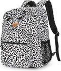 ZORFIN 26L Backpack for College, and Travel: Water Resistant Bookbag - Snow Leopard