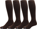 Dr. Motion 4 Pairs Men's Athletic Traveler Graduated Compression Knee High Socks