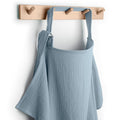 Comfy Cubs Muslin Nursing Cover, Pack of 1, 100% Muslin Breastfeeding Cover - Soft & Breathable Baby Nursing Scarf with Adjustable Neck Strap - Portable, Lightweight & Privacy Coverage - Pacific Blue