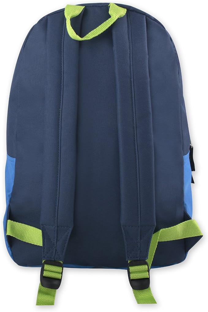 Trail maker Multi Pocket Multicolor Backpack with Adjustable Padded Straps