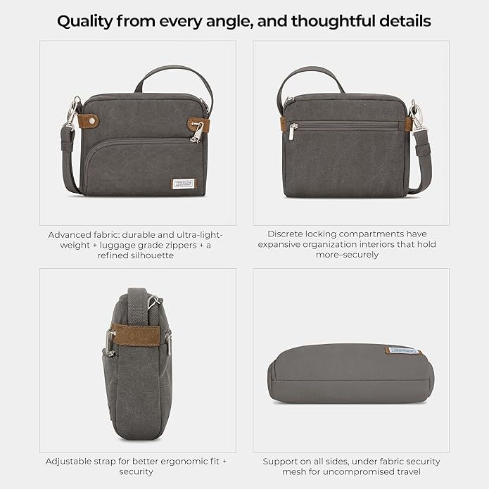 Travelon Anti-Theft Heritage Small Crossbody Bag