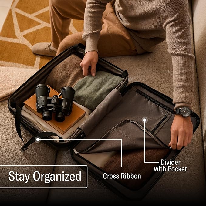 Samsonite Freeform Large Checked Luggage with Dual 360° Spinner Wheels - TSA Lock, Airline-Approved - Lightweight Durable Polypropylene Expandable Hardshell - Merlot