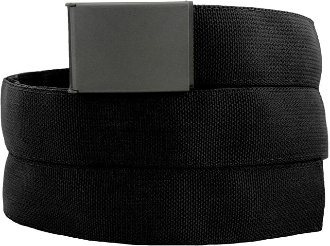 Wazoo Cache Belt for Men with Hidden Pocket, Adjustable Anti-Theft Travel Belt, Nylon with Stainless Steel Buckle
