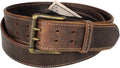 Money Belt, 1-3/4" Double Prong, Zipper Pocket, Travel Security, Full Leather, Made in USA