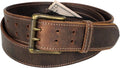 Money Belt, 1-3/4" Double Prong, Zipper Pocket, Travel Security, Full Leather, Made in USA