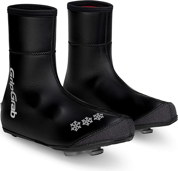 GripGrab Arctic Waterproof Deep Winter Road Bike Overshoes Warm Thermal Fleece Lined Cold Weather Cycling Shoe Covers