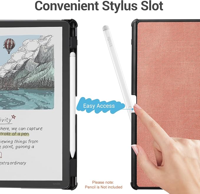 CoBak Case for 11" Kindle Scribe 3rd Generation 2025, Kindle Scribe Colorsoft - All New PU Leather Cover with Auto Sleep Wake, Pen Holder for Scribe 11" 2025 Released