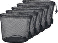 5pcs Nylon Mesh Bag Travel Stuff Sack Sports Equipment Bag BVP04